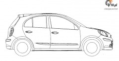 Nissan Micra 2011 - oficjalne szkice