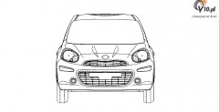Nissan Micra 2011 - oficjalne szkice