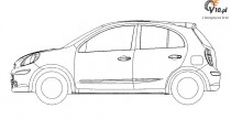 Nissan Micra 2011 - oficjalne szkice
