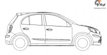 Nissan Micra 2011 - oficjalne szkice