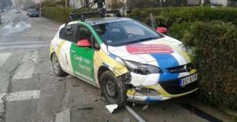 Auto Google Street View zostało rozbite w Serbii