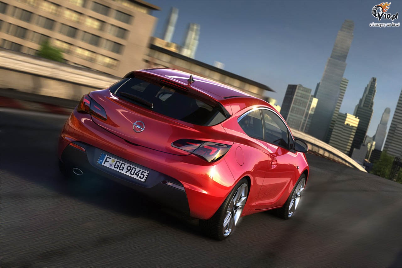 Nowy Opel Astra GTC - wstpna prezentacja w animacji komputerowej