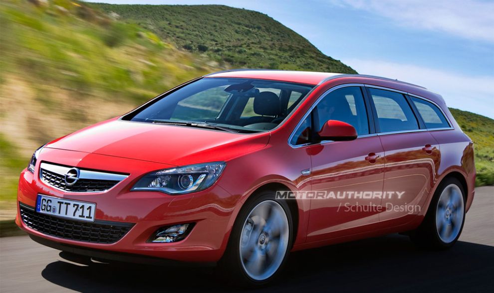 Nowy Opel Astra Sports Tourer 2010 - wizualizacja