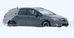 Nowy Opel Astra IV Caravan kombi - zdjcie szpiegowskie