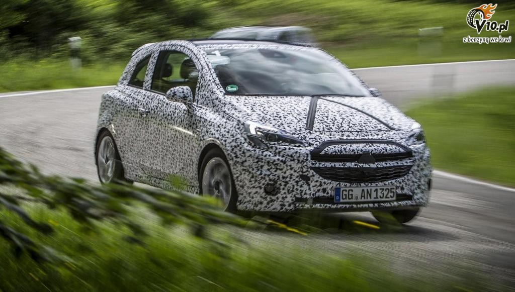 Nowy Opel Corsa - zdjcia szpiegowskie