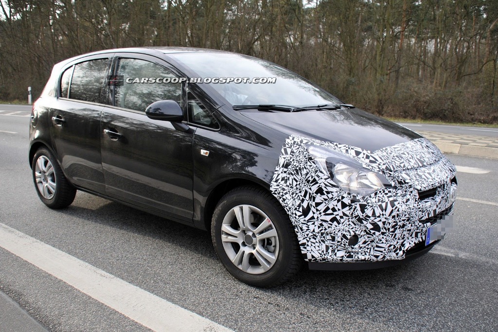 Opel Corsa - zdjcia szpiegowskie