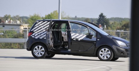 Nowy Opel Meriva 2010 - zdjcie szpiegowskie