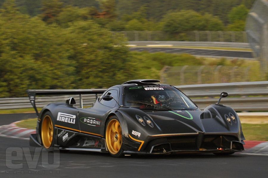Pagani Zonda R na Nurburgringu