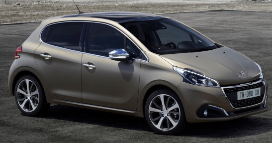 Peugeot 208 z nowymi lakierami