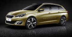 Peugeot 308 SW - wizualizacja