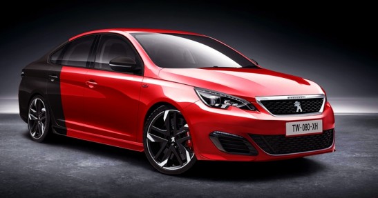 Peugeot 308 GTi Sedan - wizualizacja
