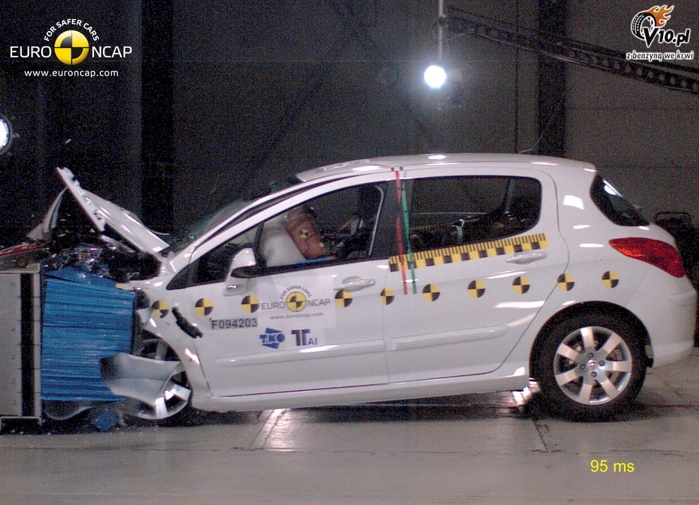 Peugeot 308 - test zderzeniowy EuroNCAP