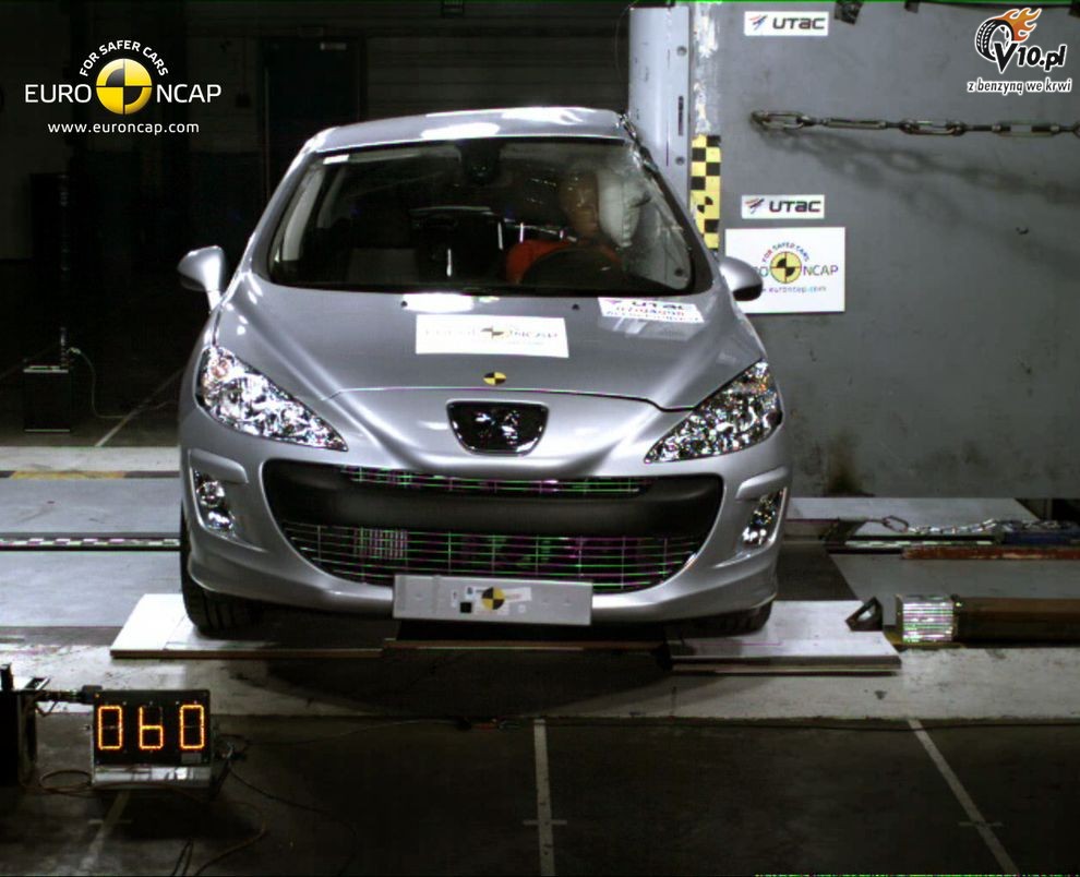 Peugeot 308 - test zderzeniowy EuroNCAP