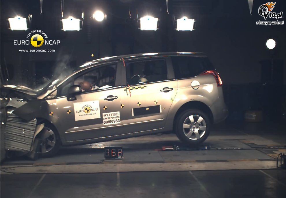 Peugeot 5008 - test zderzeniowy EuroNCAP