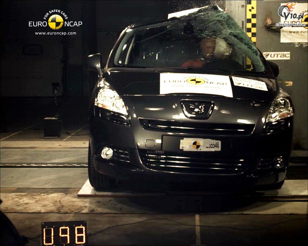Peugeot 5008 - test zderzeniowy EuroNCAP
