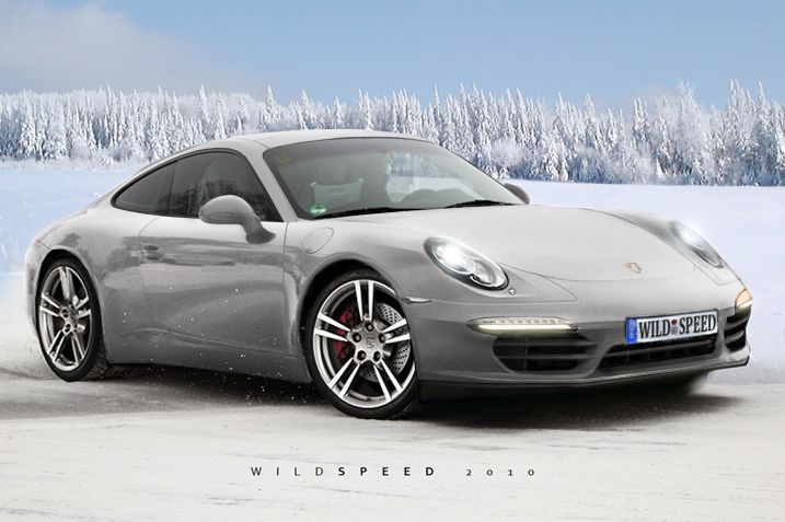 Nowe Porsche 911 991 - wizualizacja