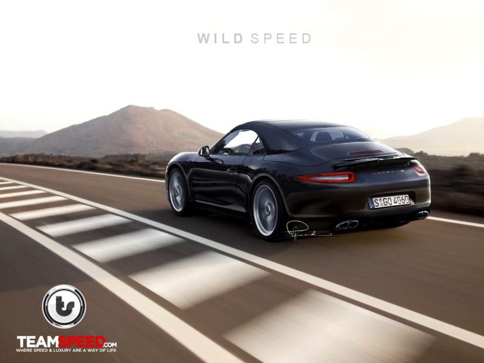 Nowe Porsche 911 991 Cabrio - wizualizacja