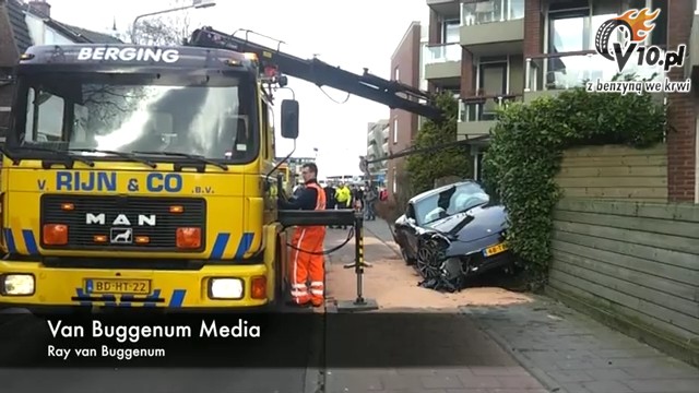 Porsche 911 - wypadek