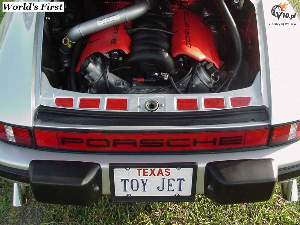 Porshe 911 z silnikiem Corvetty