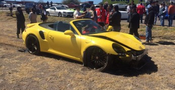 Porsche 911 Turbo S Cabrio zostało rozbite w Meksyku