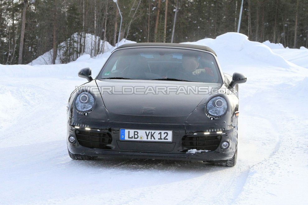 Nowe Porsche 911 991 Cabrio - zdjcie szpiegowskie