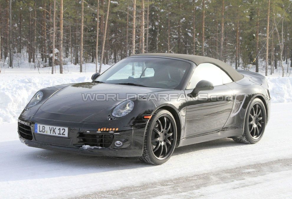Nowe Porsche 911 991 Cabrio - zdjcie szpiegowskie