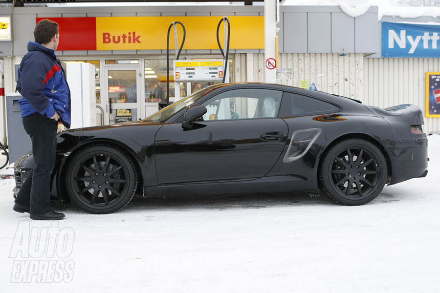 Nowe Porsche 911 998 - zdjcie szpiegowskie