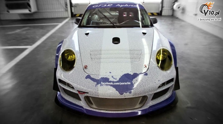 Porsche 911 GT3 R Hybrid na cze fanw z Facebooka