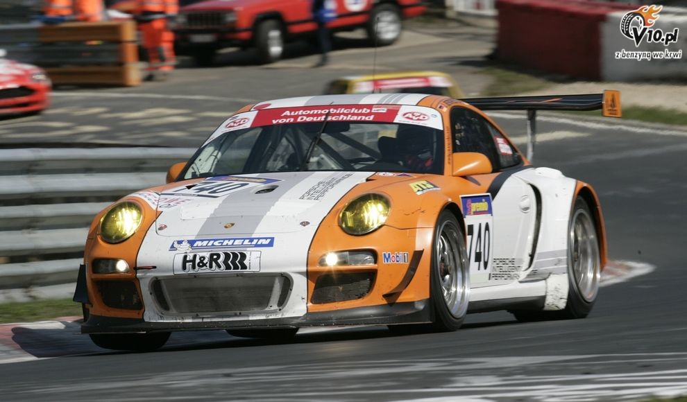 Porsche 911 GT3 R Hybrid podczas wycigu