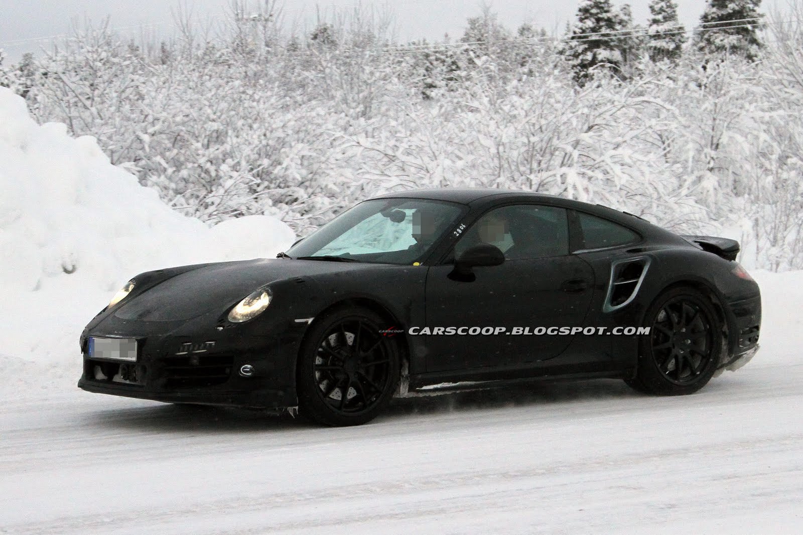 Porsche 911 Turbo - zdjcia szpiegowskie