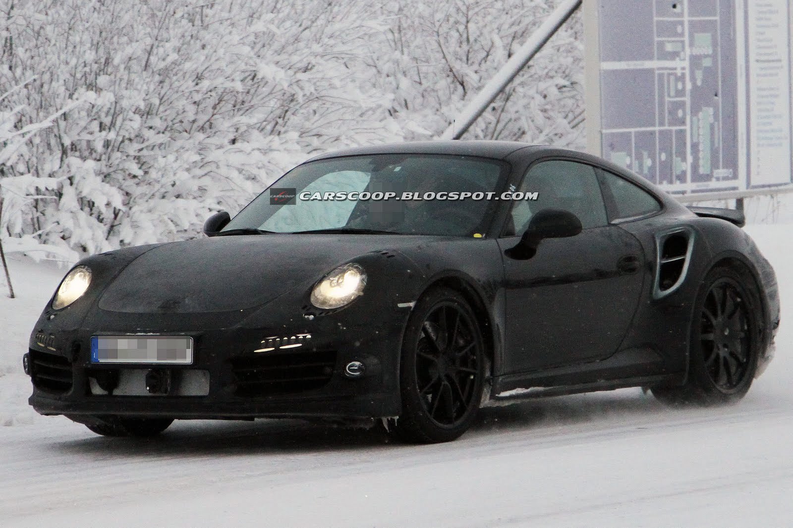 Porsche 911 Turbo - zdjcia szpiegowskie