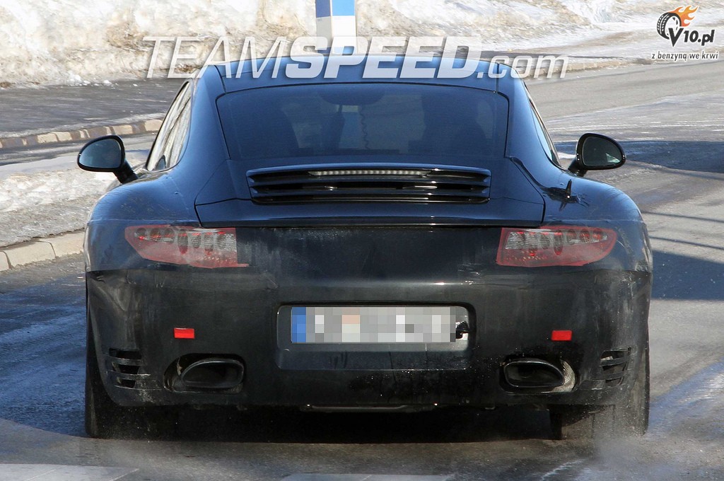 Nowe Porsche 911 Turbo na zdjciach szpiegowskich