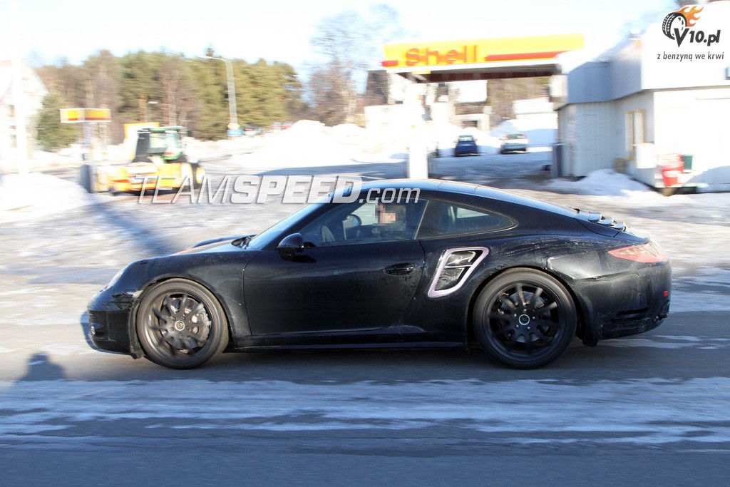 Nowe Porsche 911 Turbo na zdjciach szpiegowskich