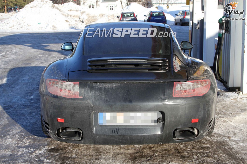 Nowe Porsche 911 Turbo na zdjciach szpiegowskich