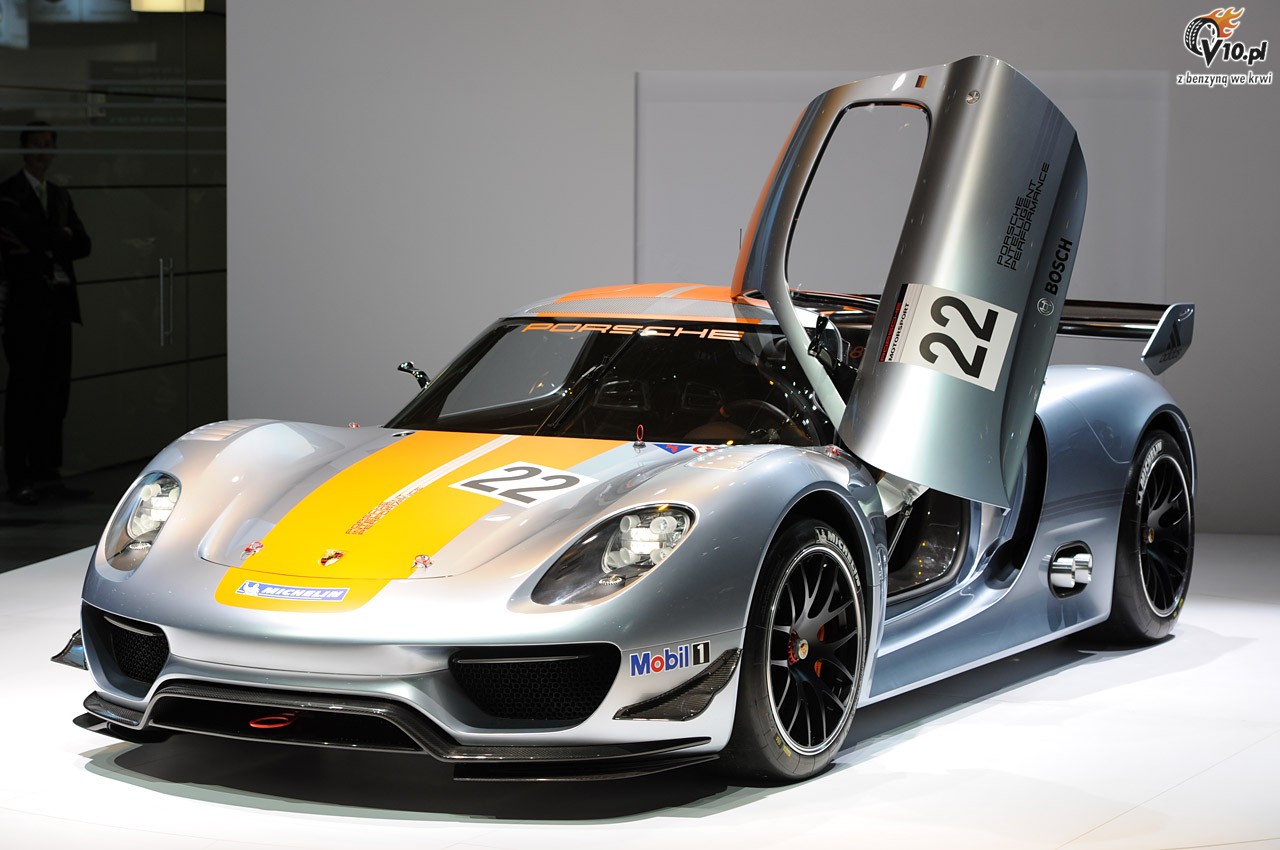 Porsche 918 RSR na targach w Detroit 2011