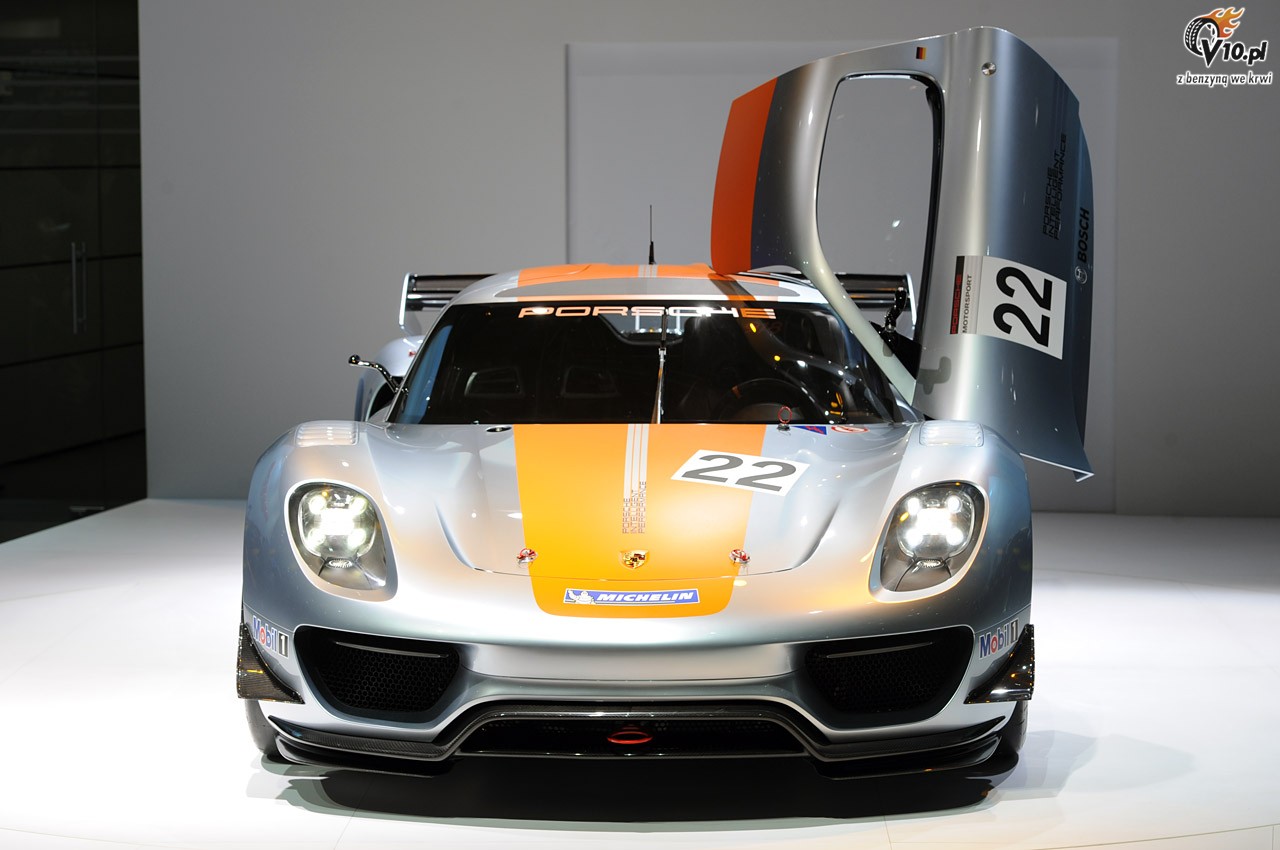 Porsche 918 RSR na targach w Detroit 2011