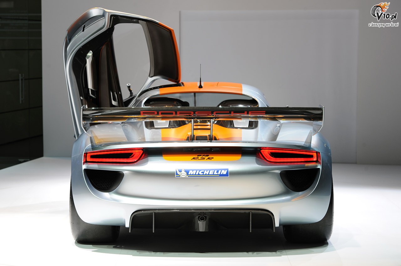 Porsche 918 RSR na targach w Detroit 2011