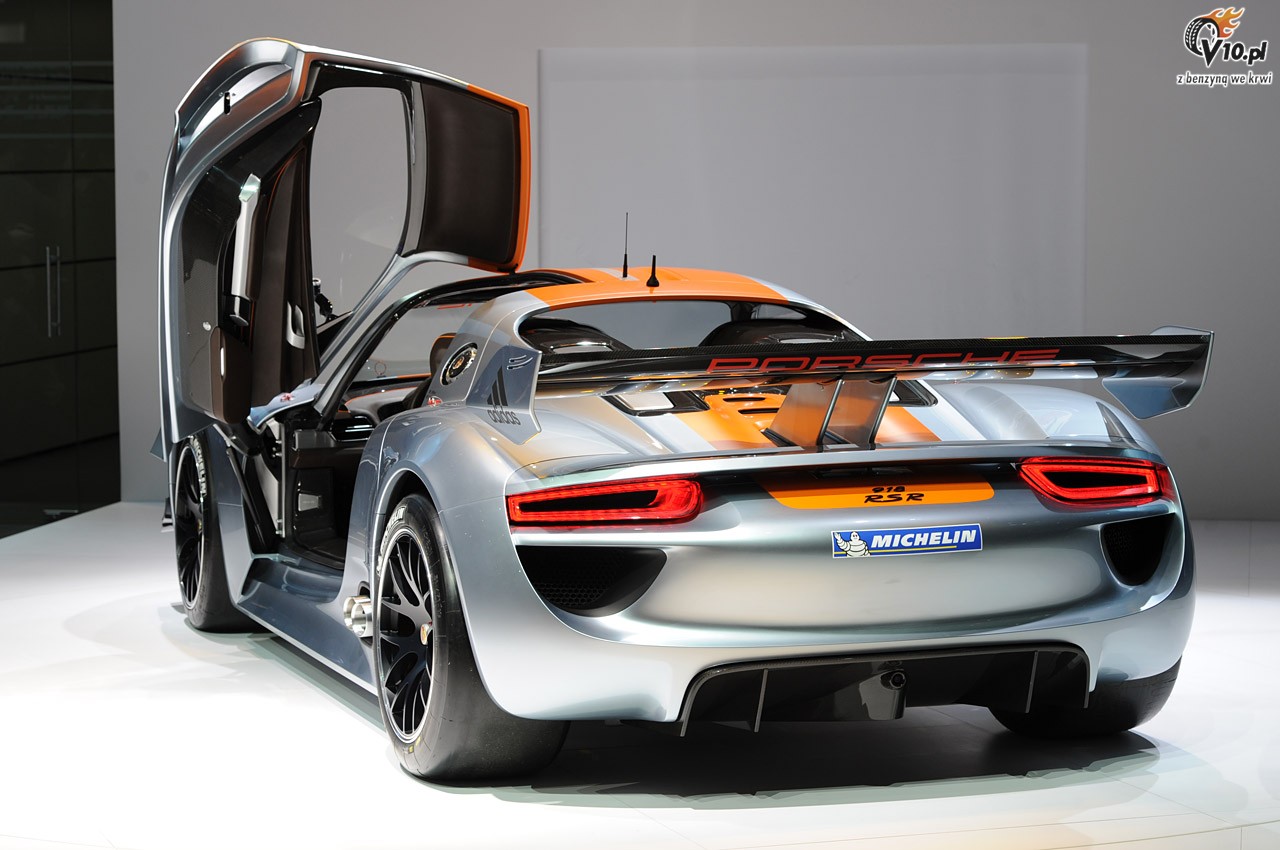 Porsche 918 RSR na targach w Detroit 2011