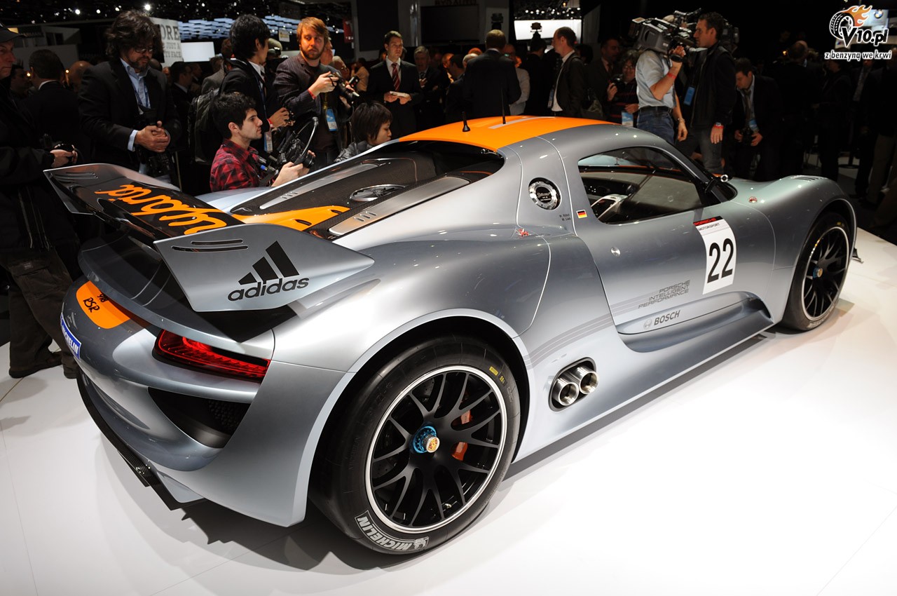 Porsche 918 RSR na targach w Detroit 2011