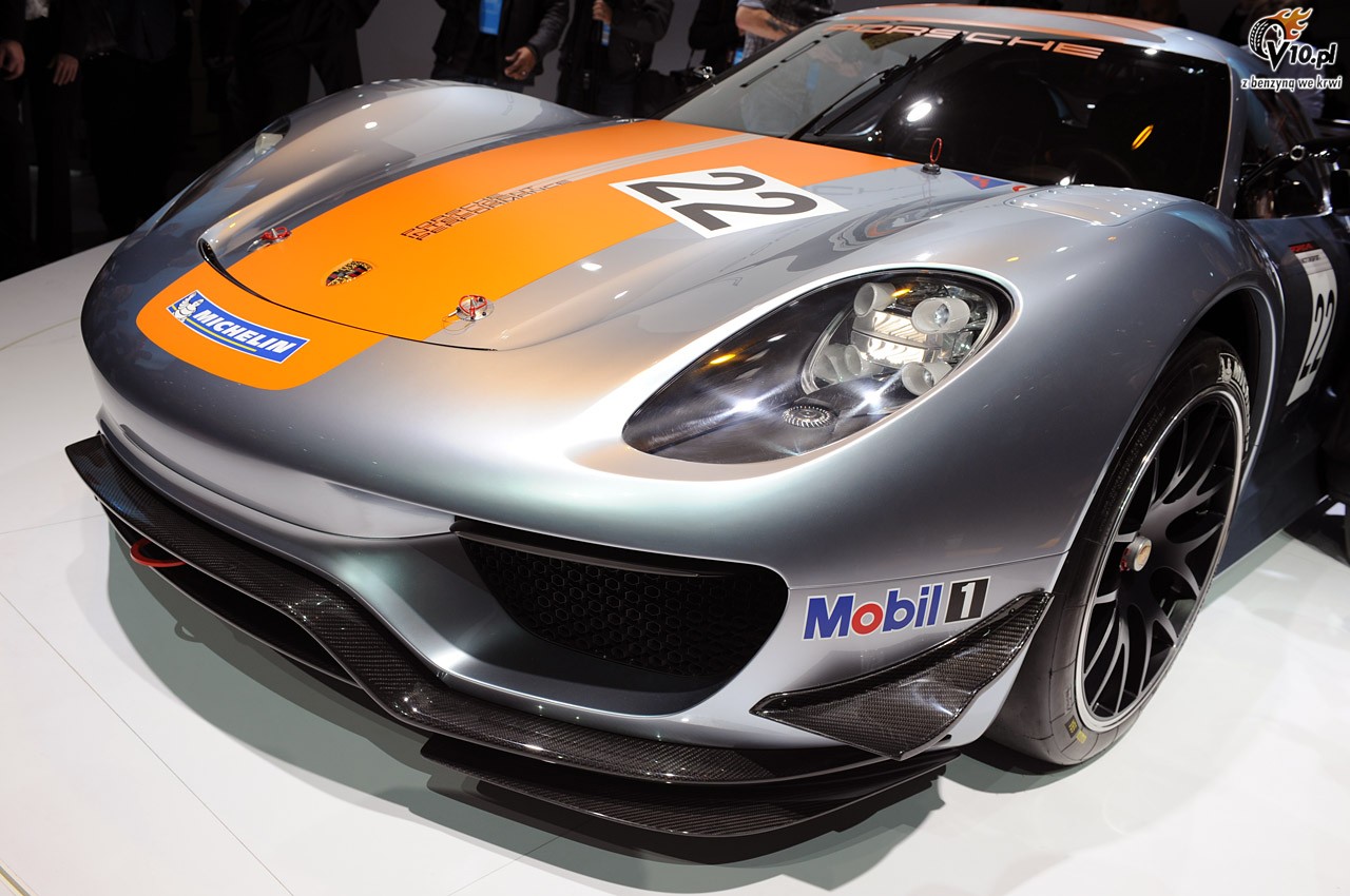 Porsche 918 RSR na targach w Detroit 2011