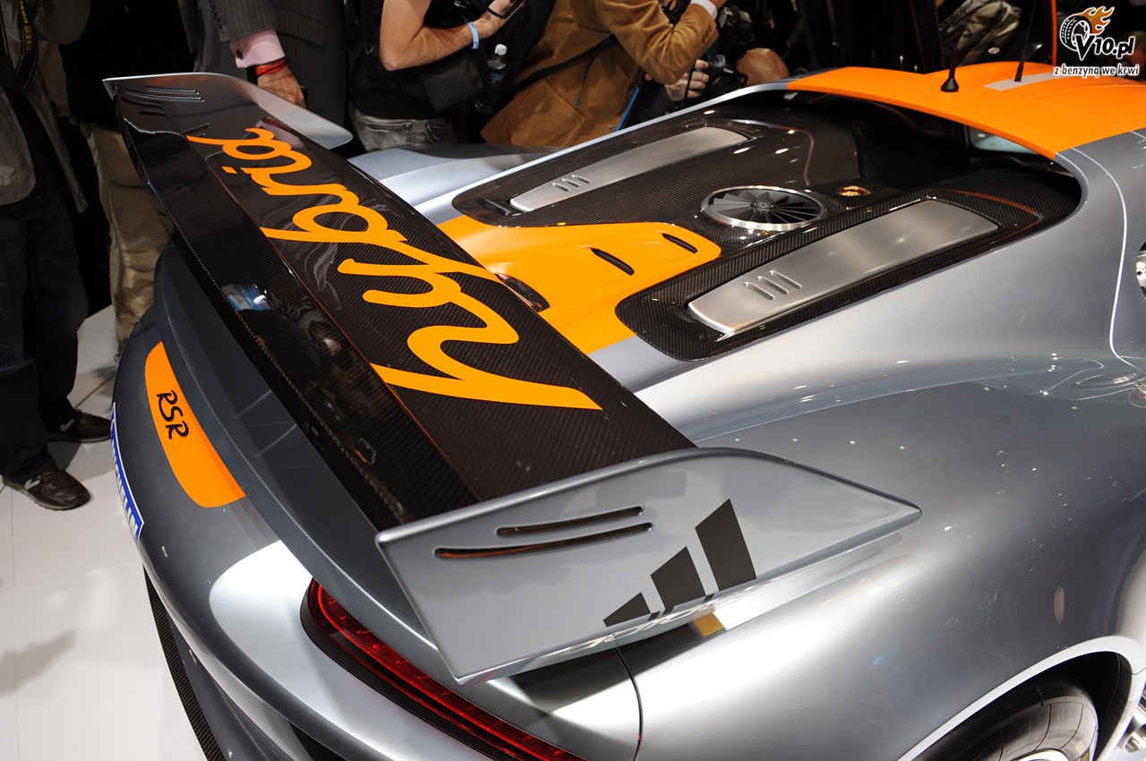 Porsche 918 RSR na targach w Detroit 2011