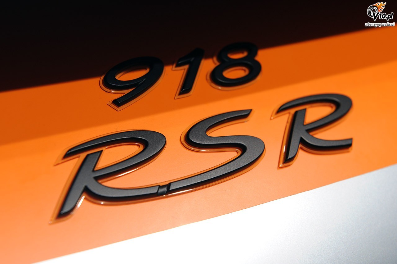 Porsche 918 RSR na targach w Detroit 2011