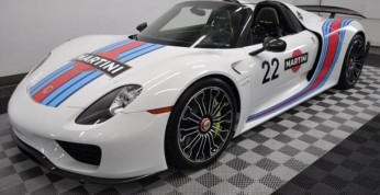 Porsche 918 Spyder Martini zostało wystawione na sprzedaż