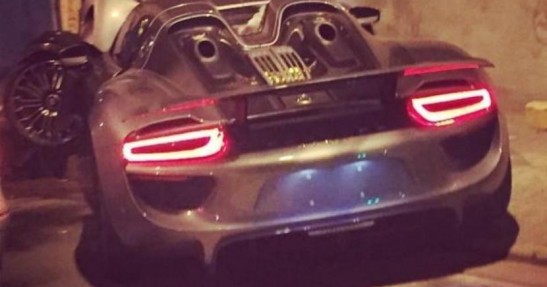 Porsche 918 Spyder - wypadek