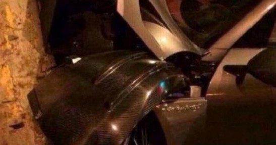 Porsche 918 Spyder - wypadek