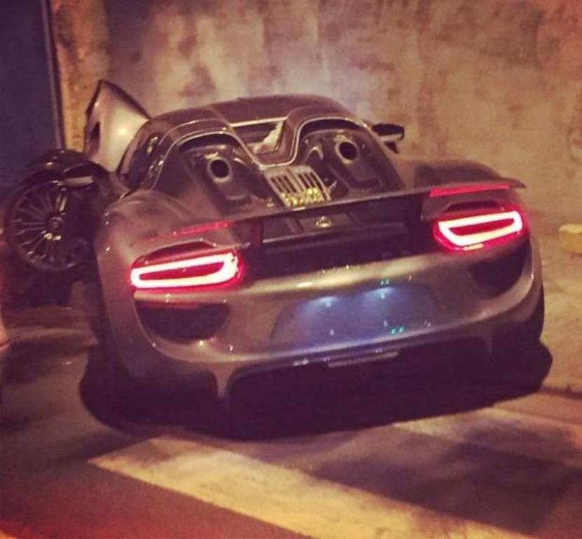 Porsche 918 Spyder - wypadek