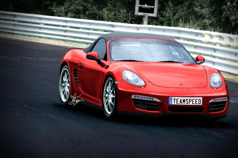 Nowe Porsche Boxster 2011 - wizualizacja