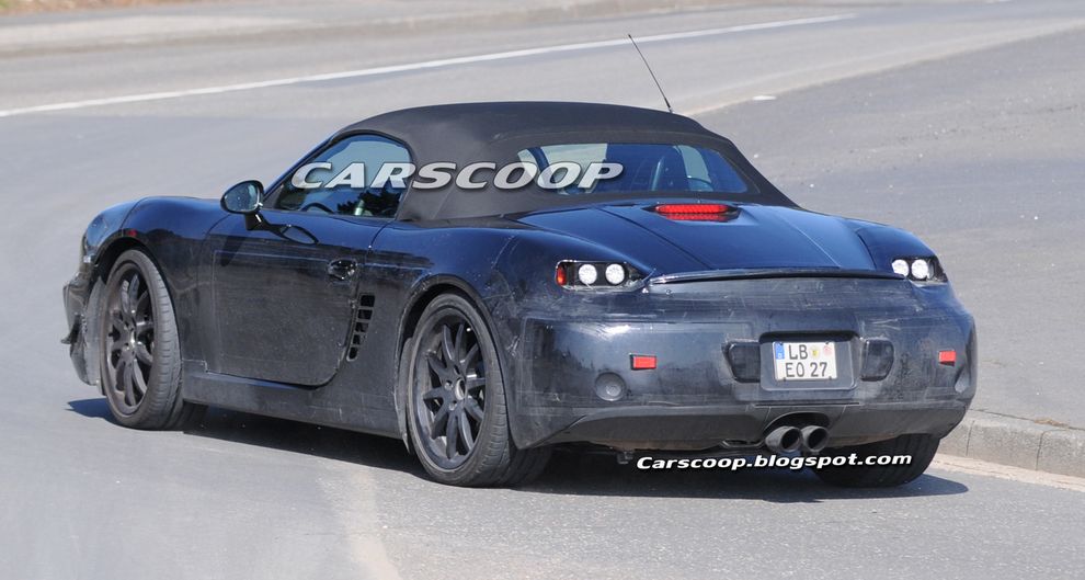 Zdjcia szpiegowskie Porsche Boxster