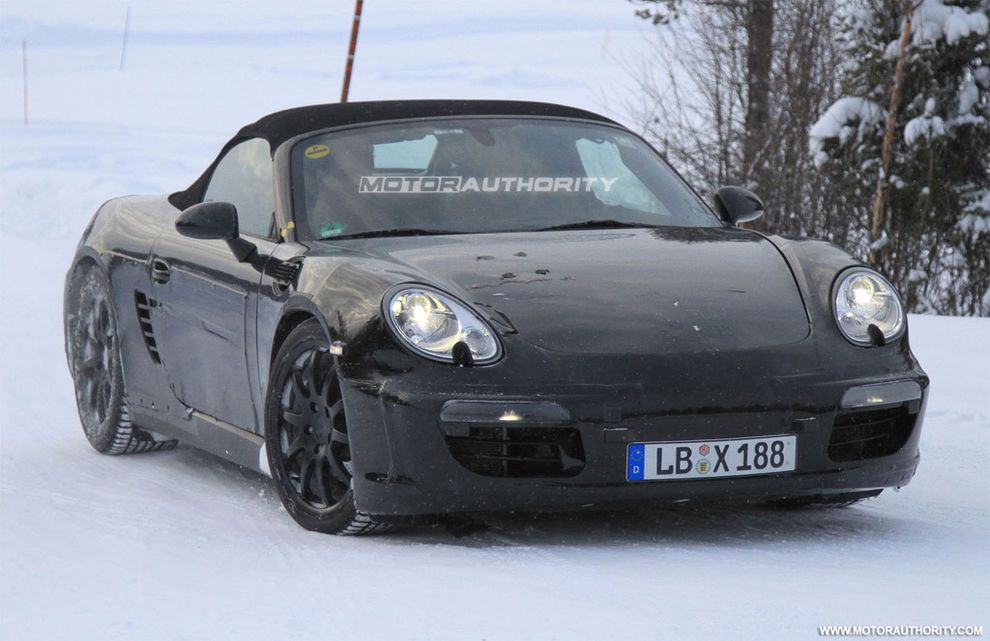 Nowe Porsche Boxster 2011 - zdjcie szpiegowskie