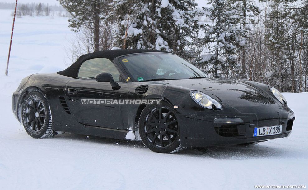 Nowe Porsche Boxster 2011 - zdjcie szpiegowskie